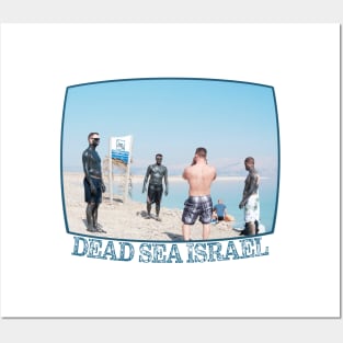 Israel, Dead Sea. Men and Mud Posters and Art